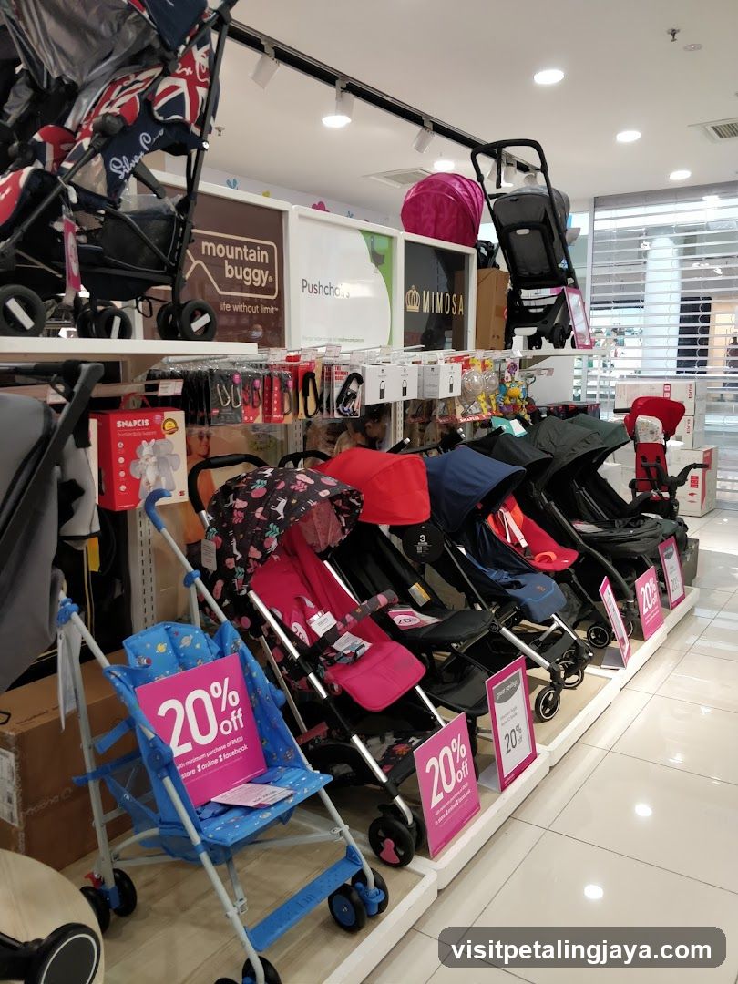 Baby Stroller Display with Discounts
