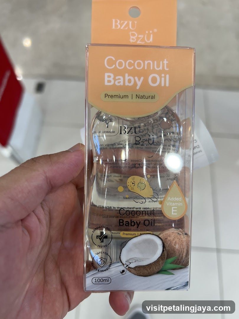 Coconut Baby Oil Product Shot