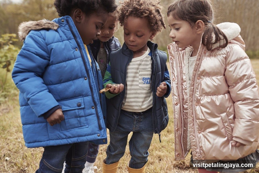 Children in Winter Outdoors