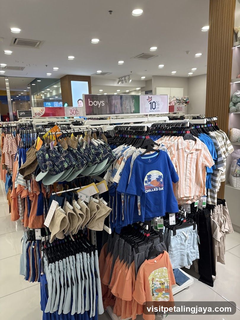 Children's Clothing Display