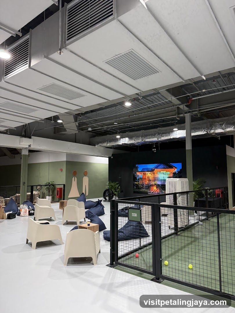 Indoor Lounge and Sports Area
