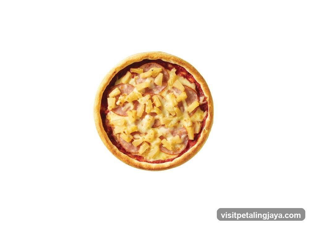 Pizza with Pineapple and Pepperoni