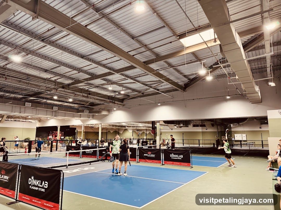 Indoor Badminton Court Interior