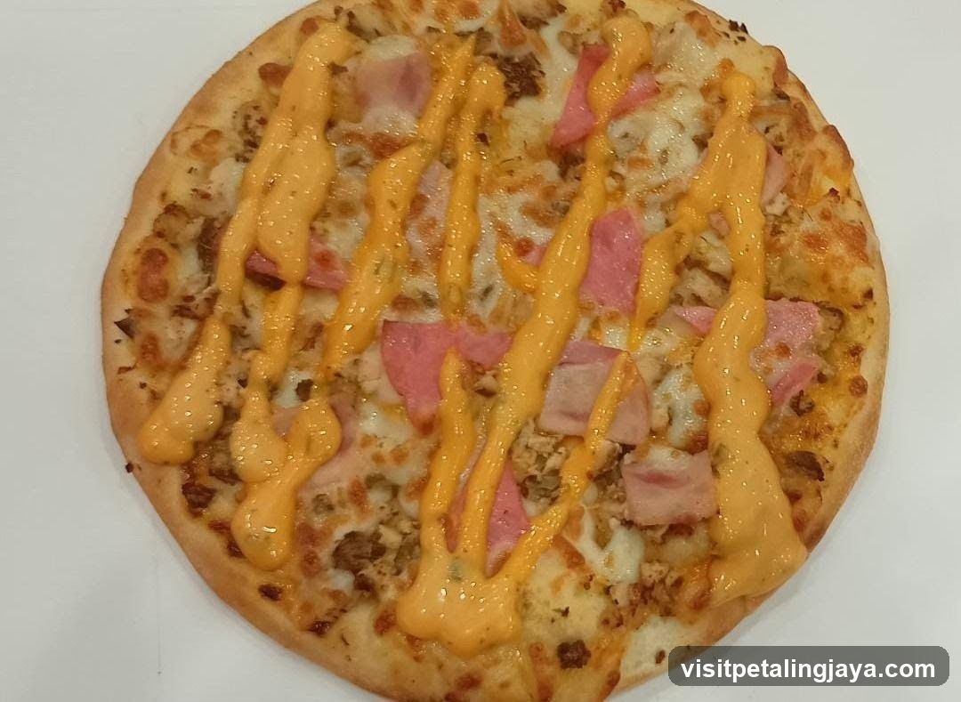 Pizza with Ham and Cheese