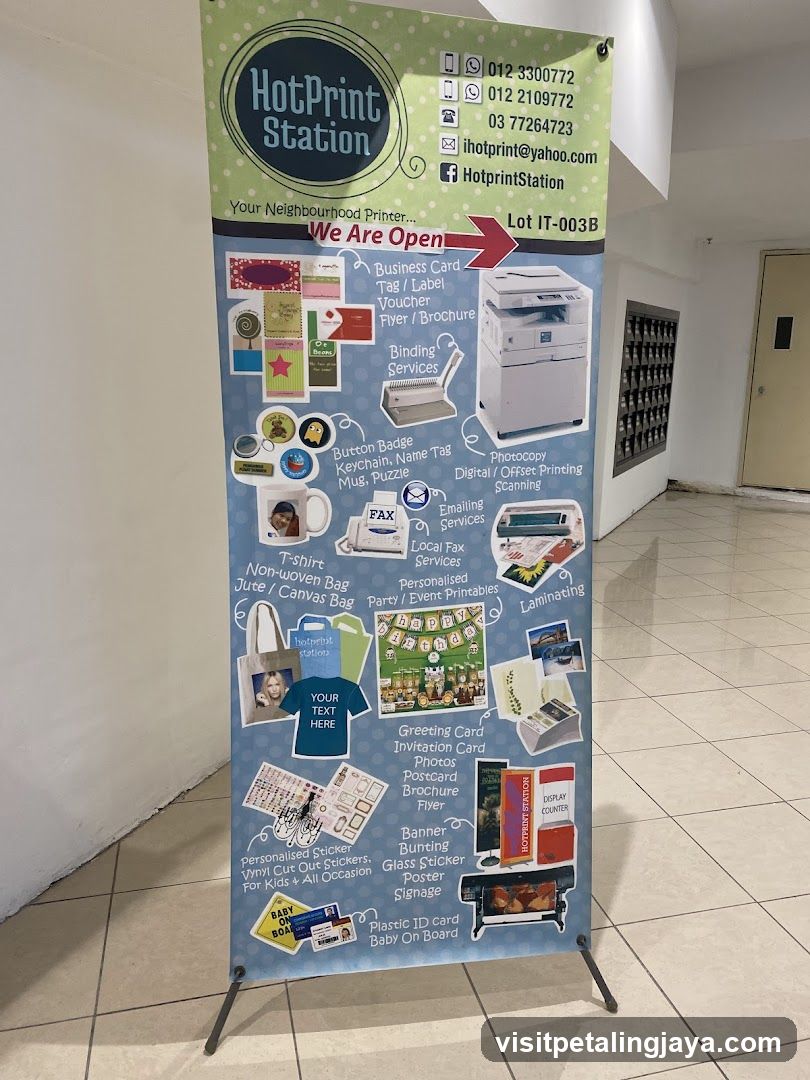 HotPrint Station Banner Stand