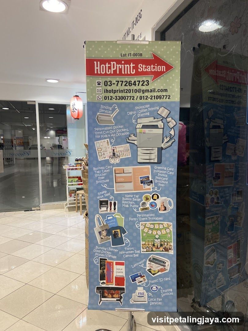 HotPrint Station Advertisement Banner
