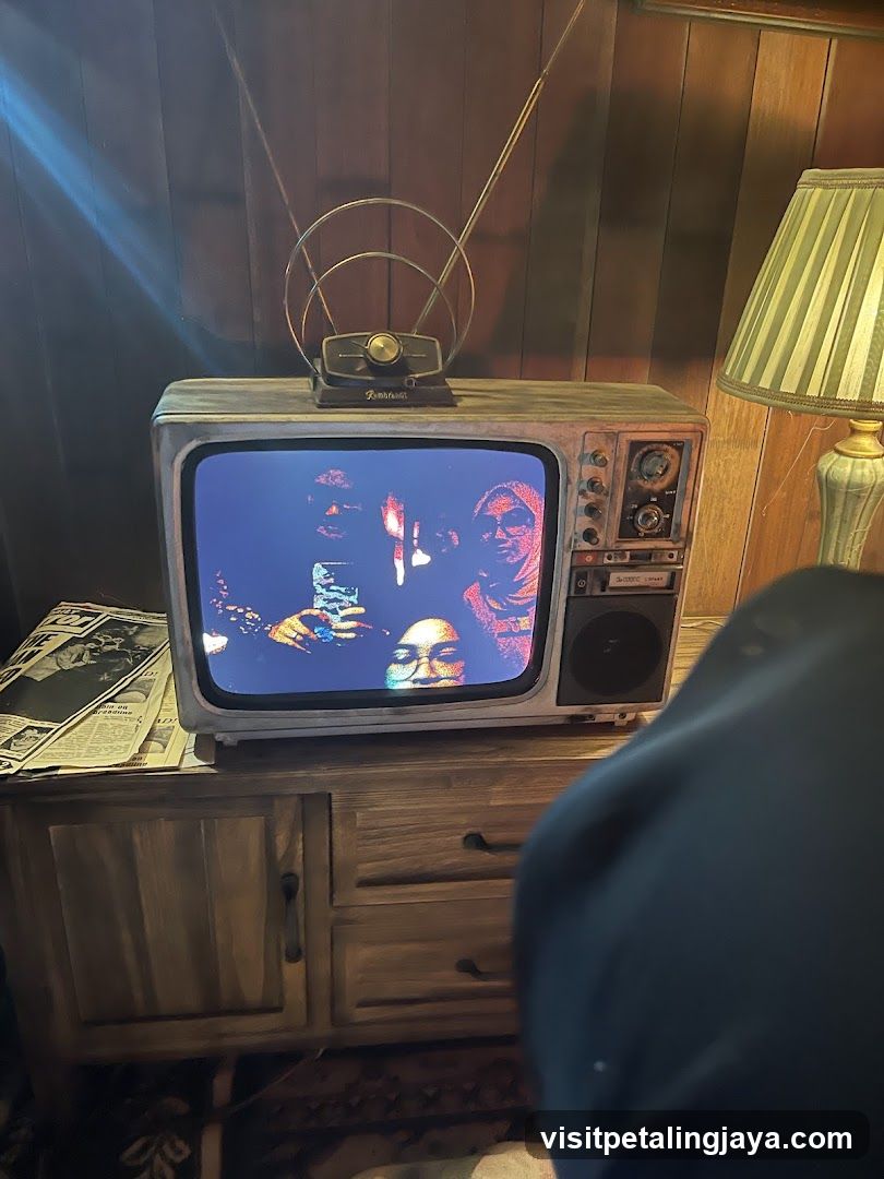 Vintage TV in a cozy room