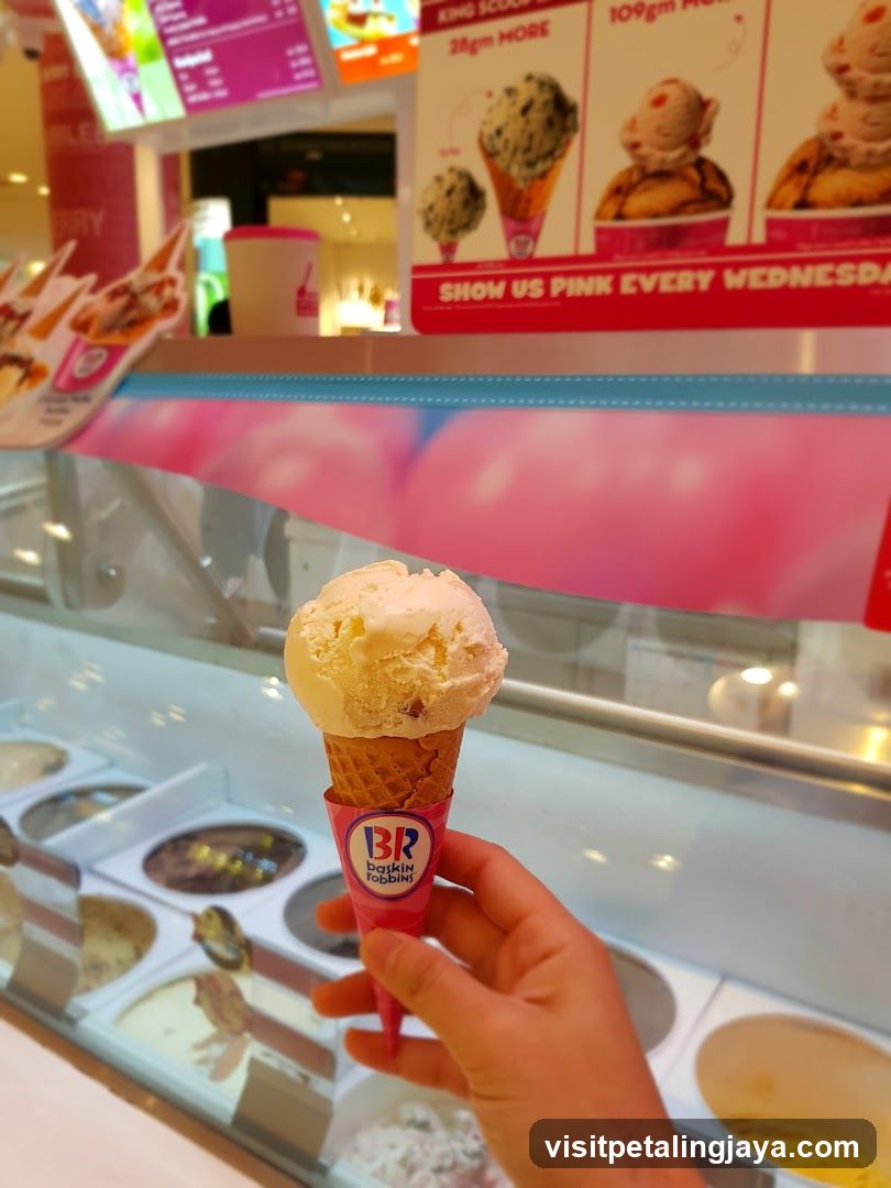 Baskin Robbins Ice Cream Cone