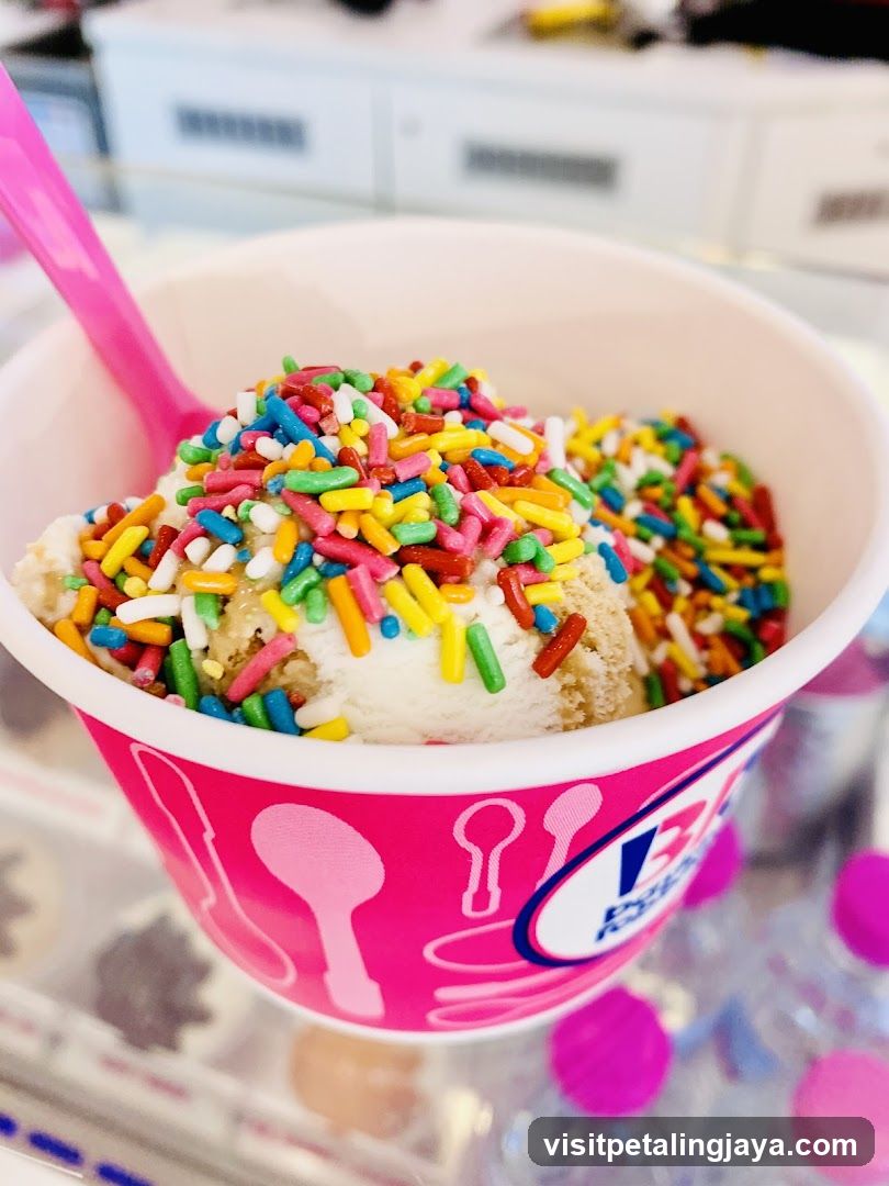Dunkin' Donuts Ice Cream Cup with Sprinkles