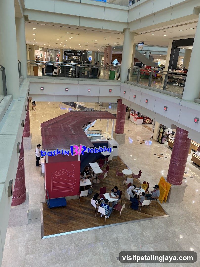 Baskin Robbins in Mall Interior