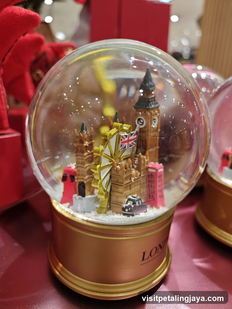 London Snow Globe Display
