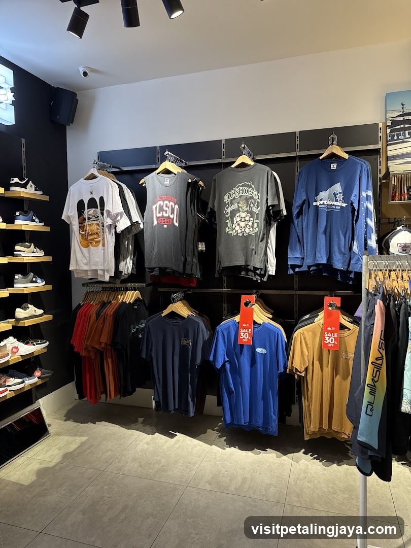 Clothing Store Interior Display