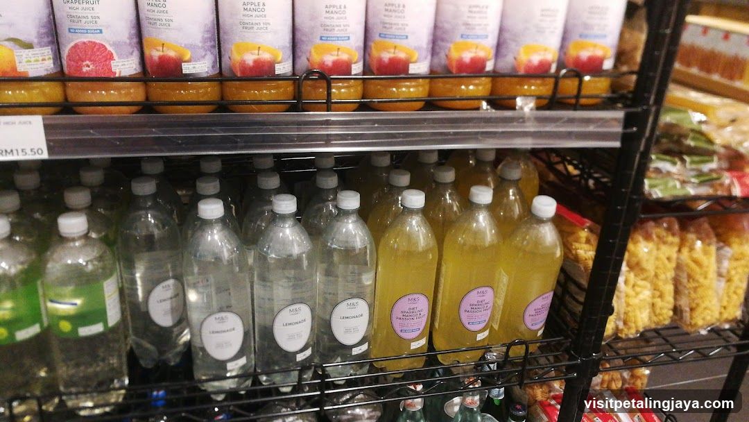 Bottled Juice and Drink Display