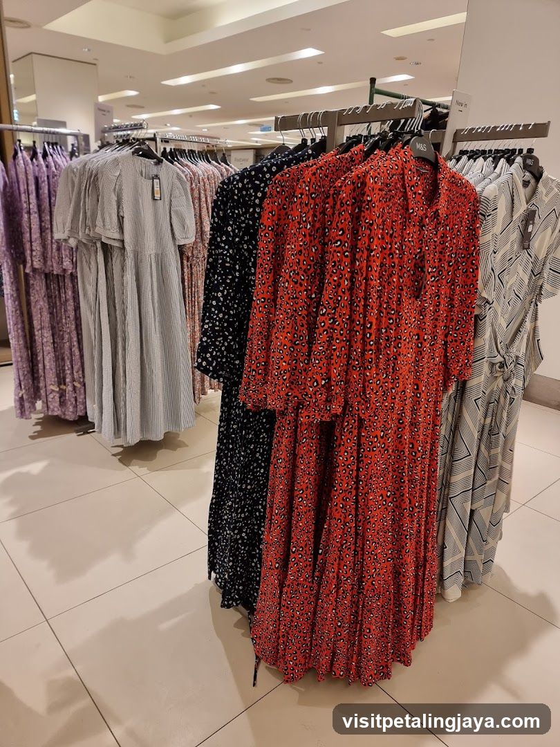 Dress Display in Retail Store
