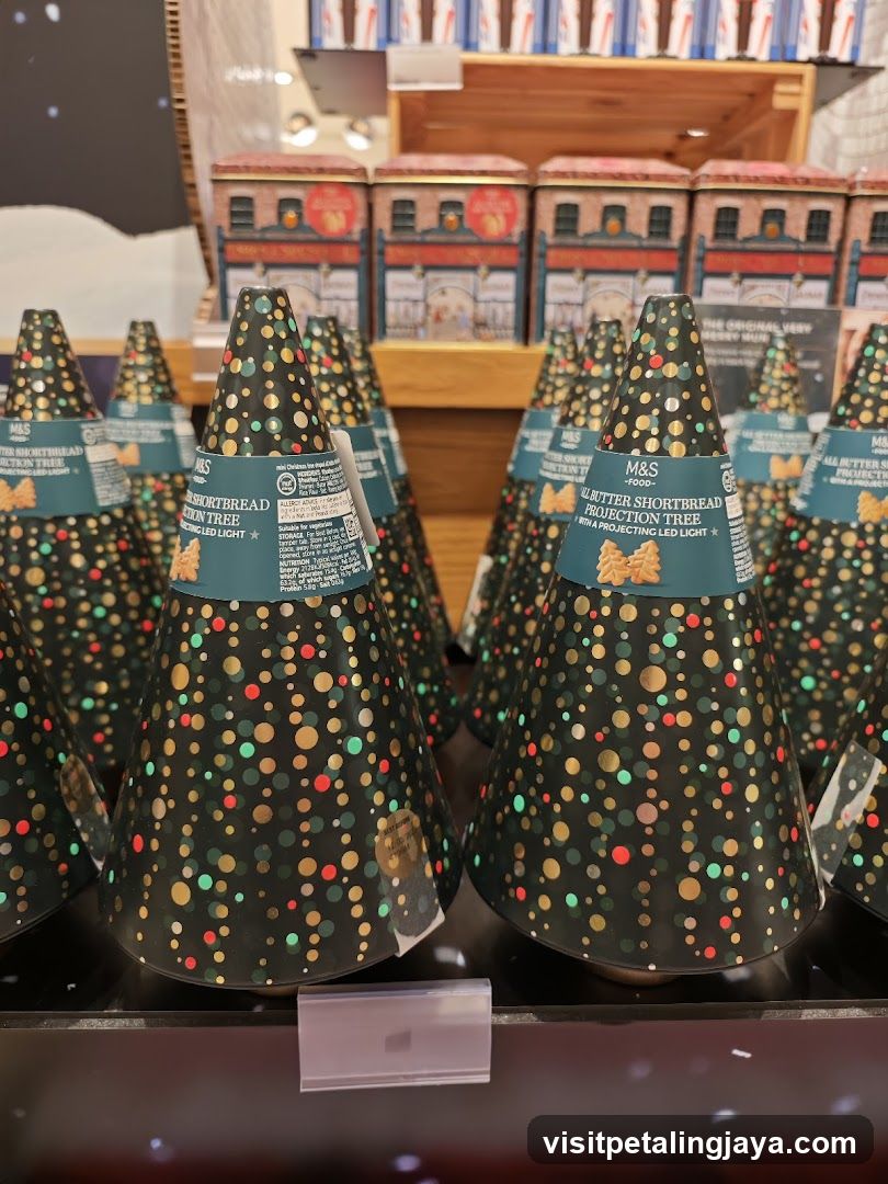 M&S Ultra Shortbread Projection Tree