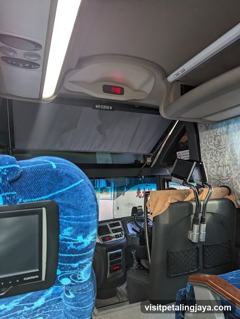 Bus Interior View