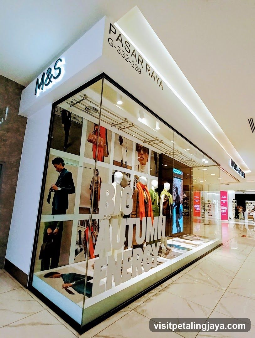 M&S Storefront in Pasar Raya