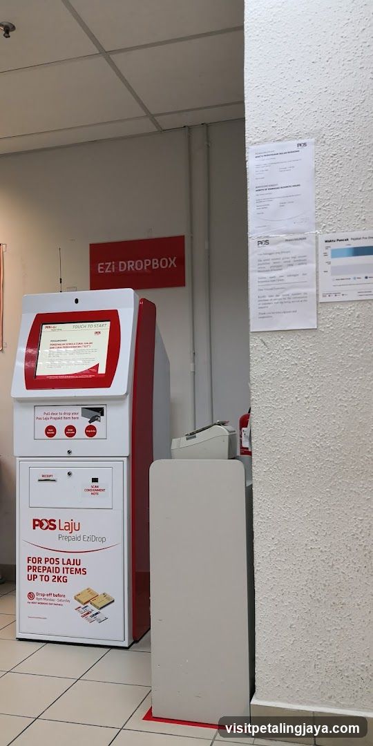 Ezi Dropbox and POS Laju Machine