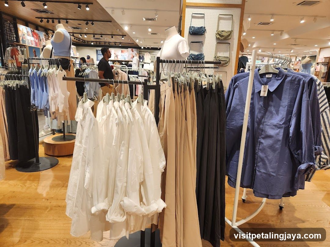 Clothing Store Interior Display