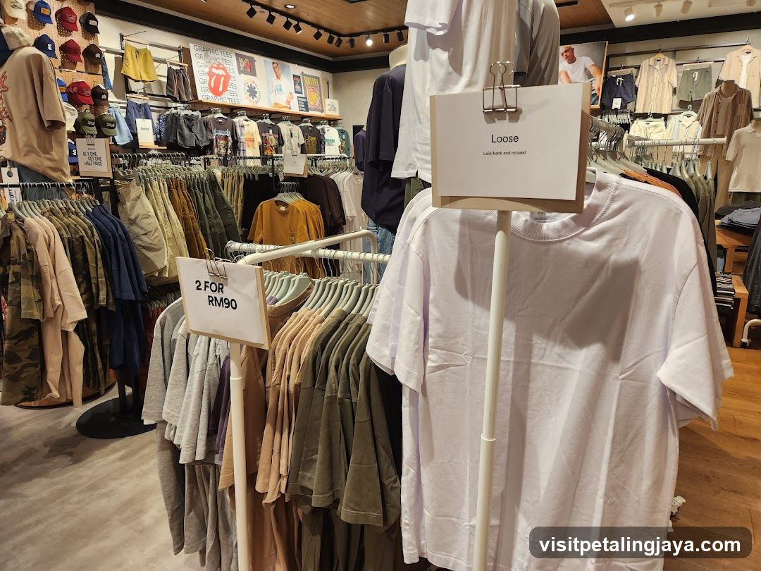 Clothing Store Interior Display