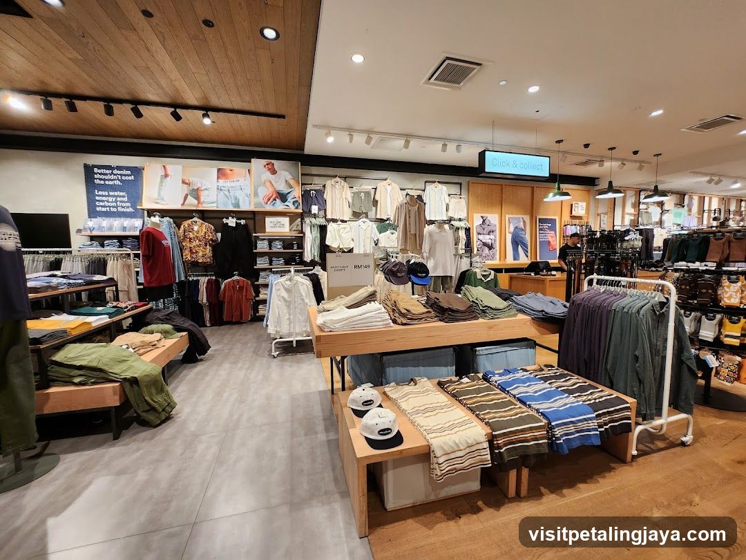Clothing Store Interior Display