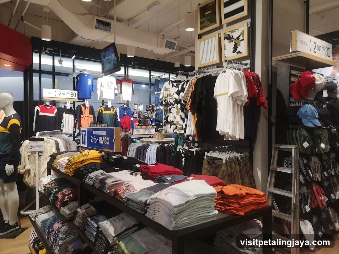 Clothing Store Interior Display