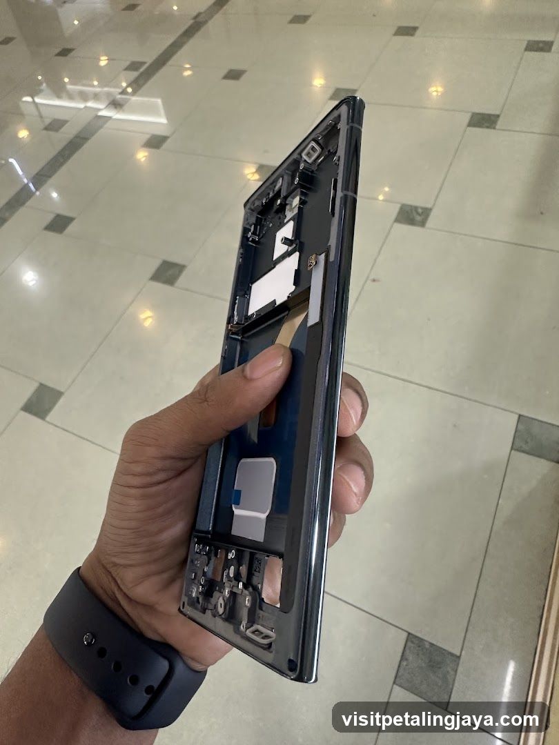 Disassembled Smartphone Frame