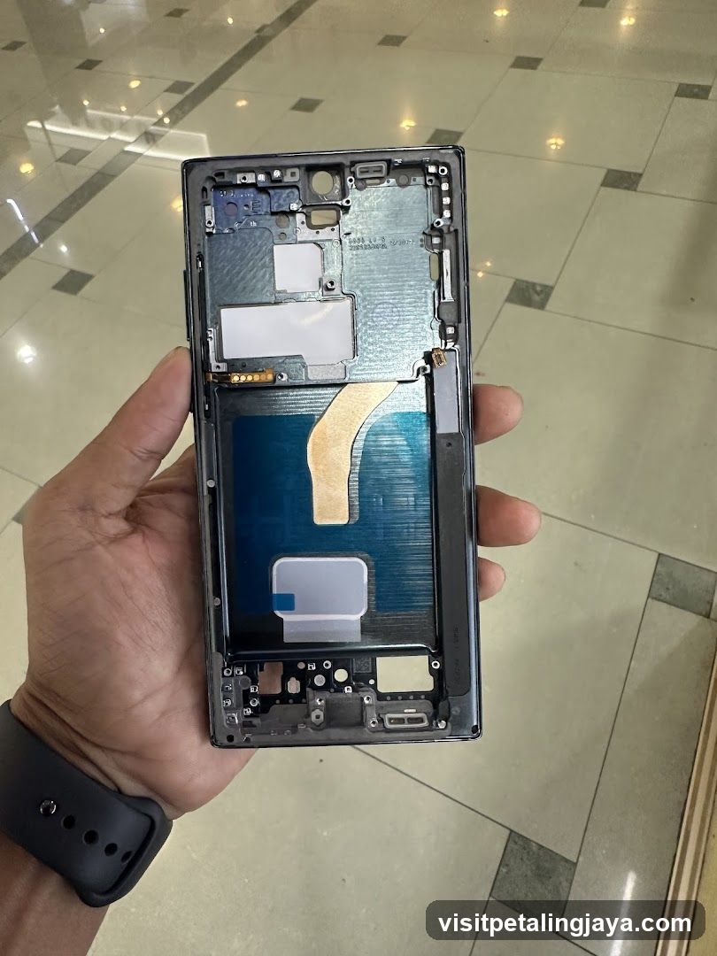 Disassembled Smartphone Frame