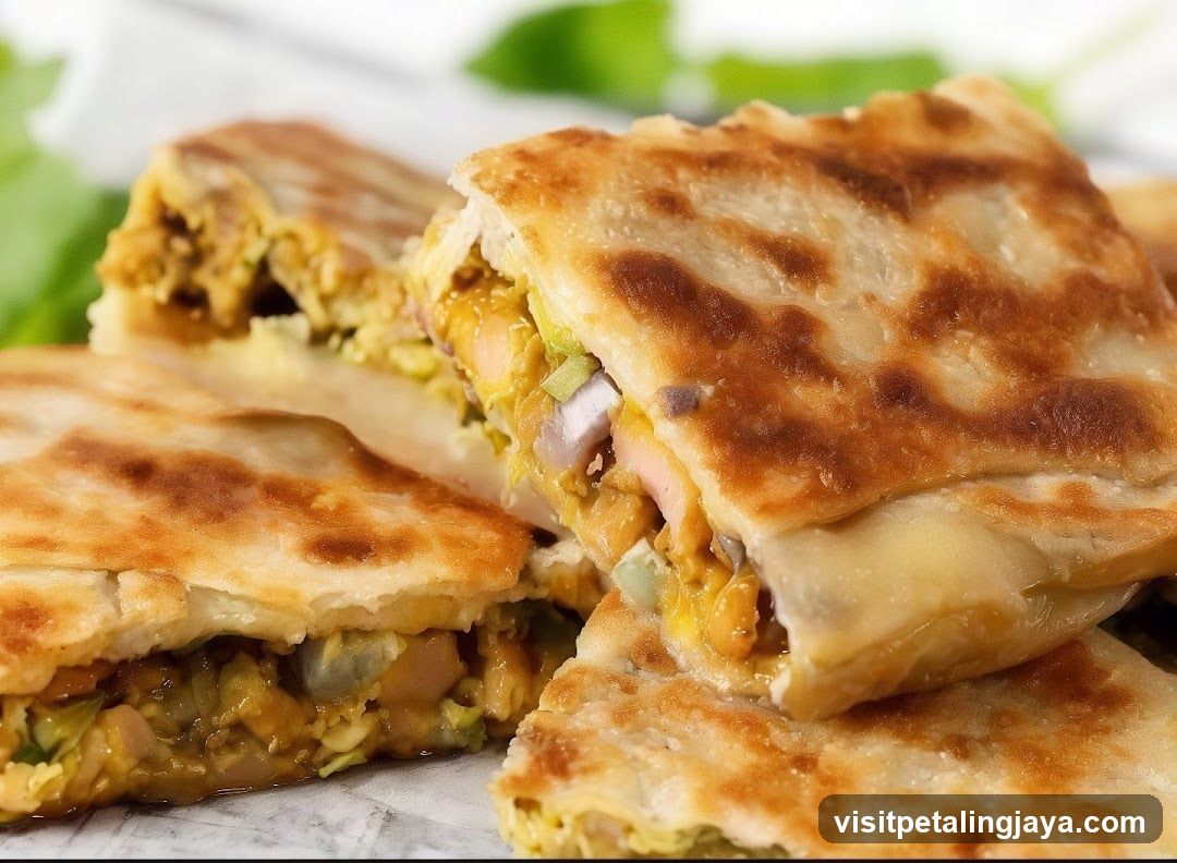 Cheesy Stuffed Paratha or Sandwich