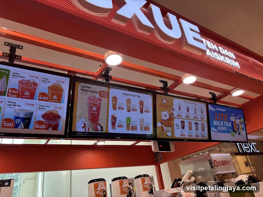 BingXue Menu Board Display