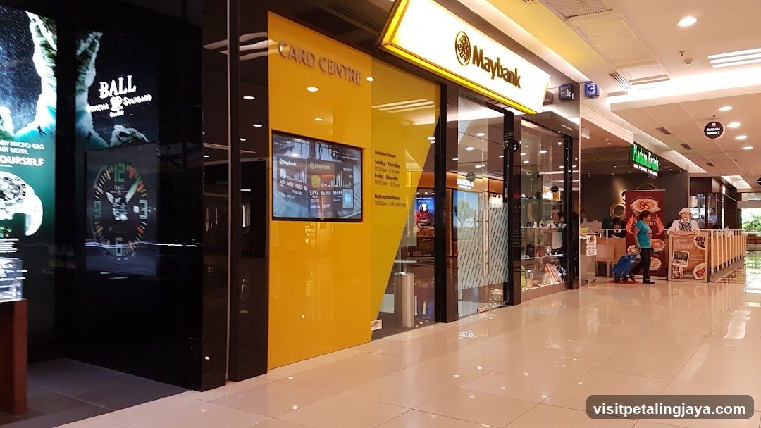 Shopping Mall Interior with Storefronts