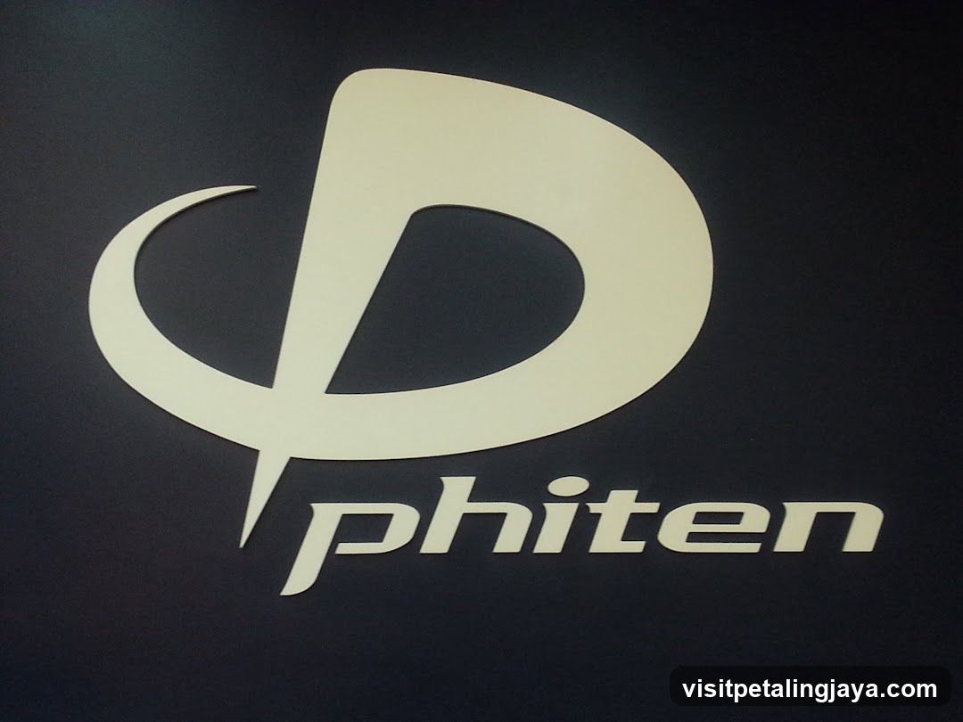 Phiten Logo Display