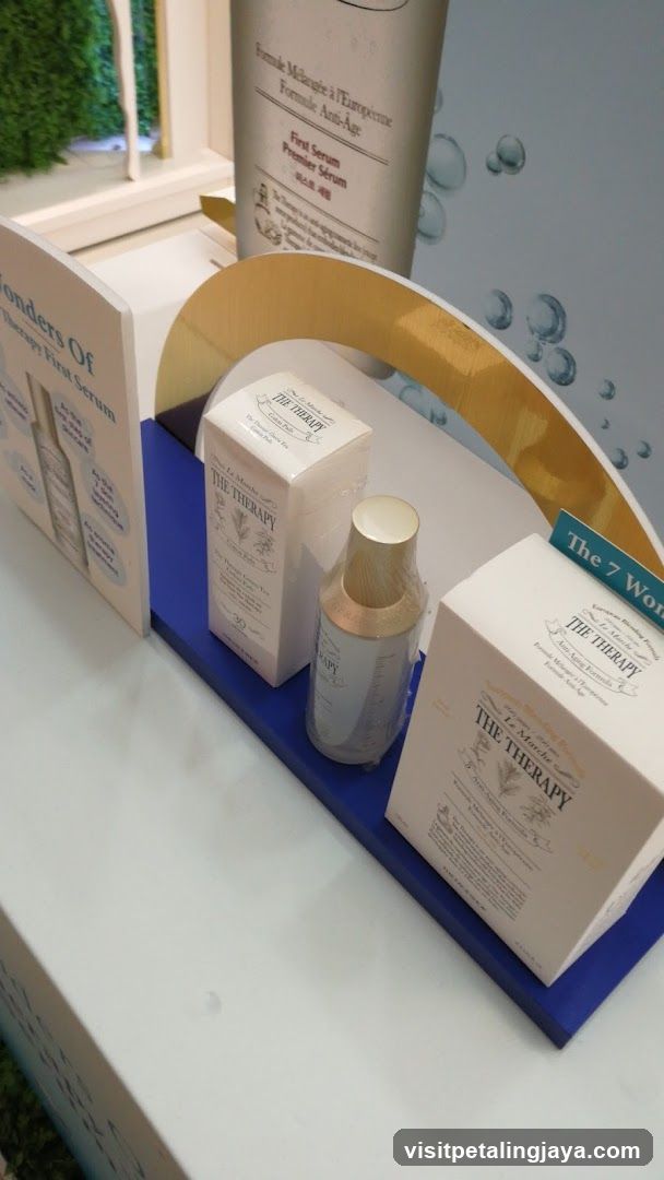 The Therapy Skincare Display