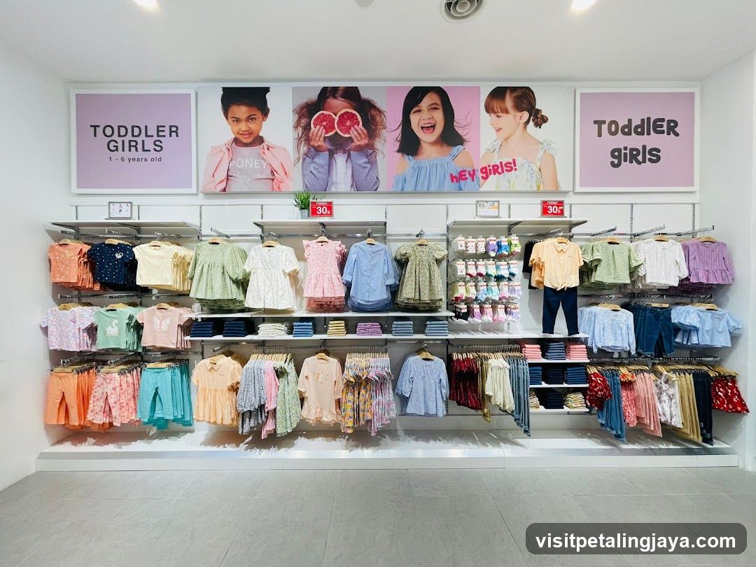 Toddler Girls Clothing Store Interior