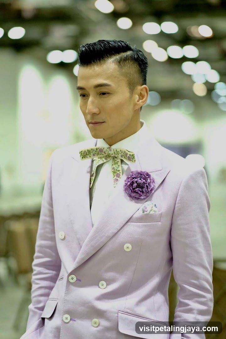 Man in Lavender Suit