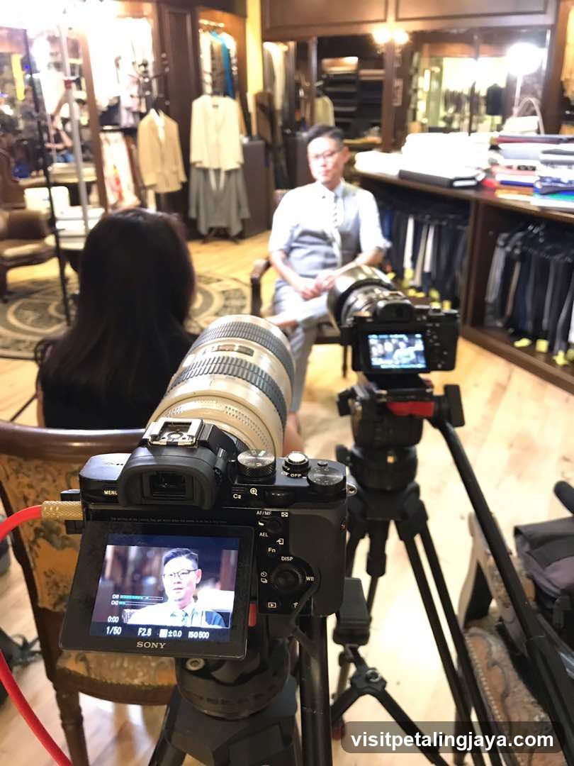 Camera Setup in Clothing Store Interior