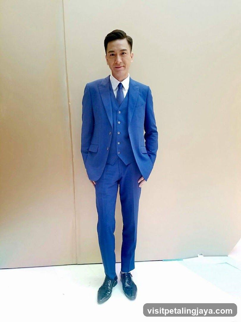 Man in Blue Suit