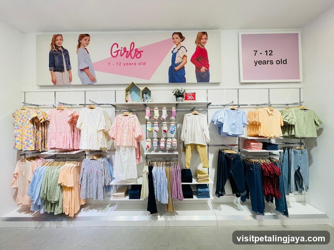 Girls Clothing Display
