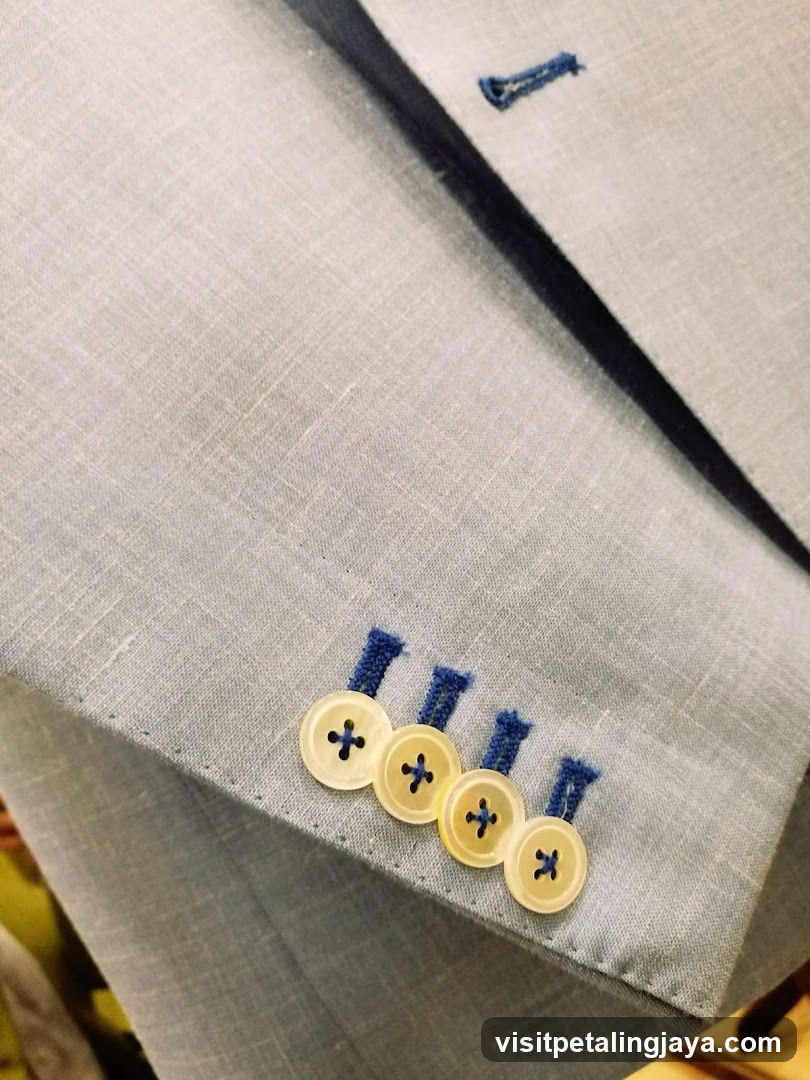 Tailored Suit Detail