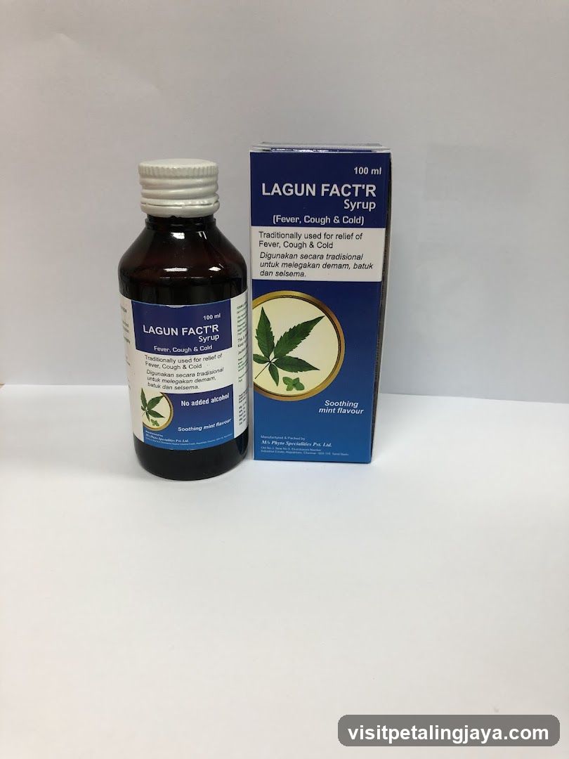 Lagun Fact Syrup Bottle and Box