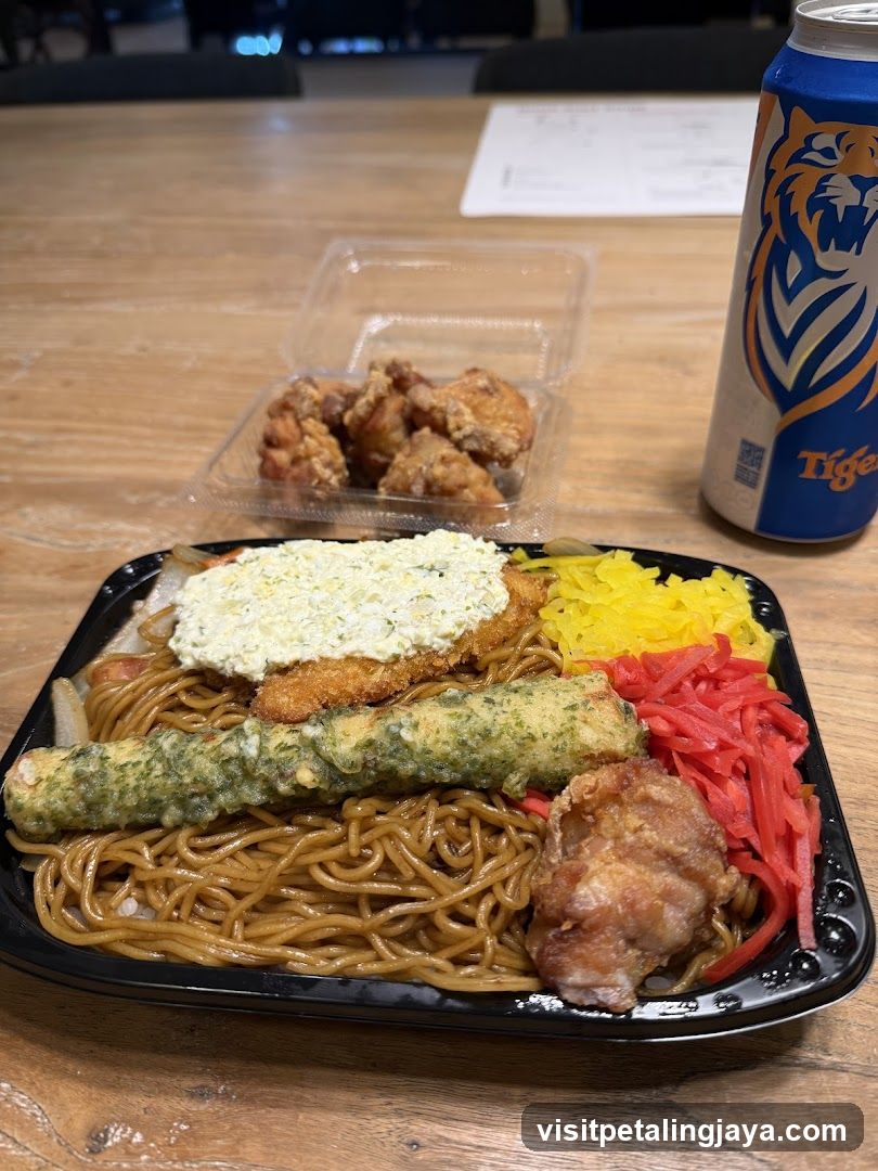 Japanese Meal with Tiger Beer