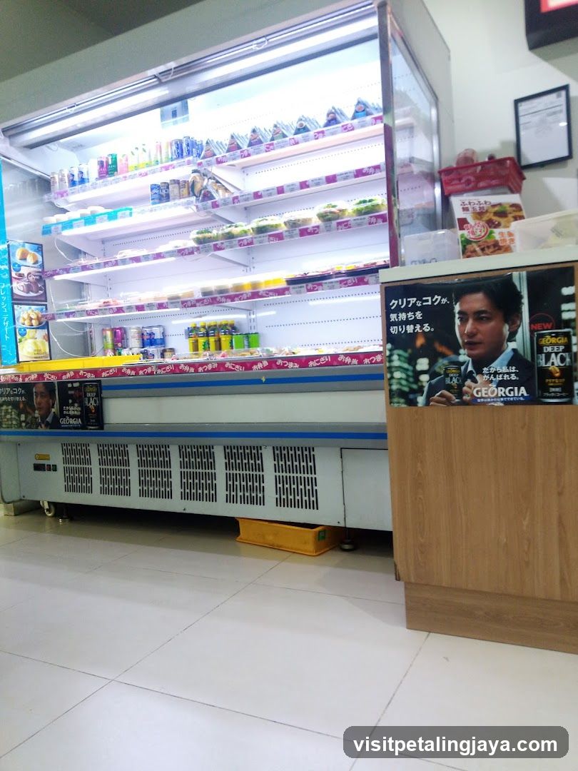 Cooler and Display Case in Store Interior
