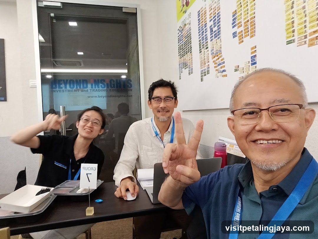 Group photo in office setting