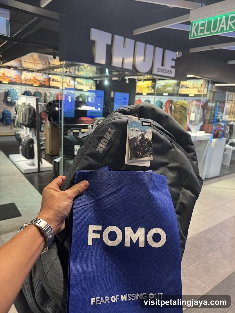 Thule Store Interior with Shopping Bag