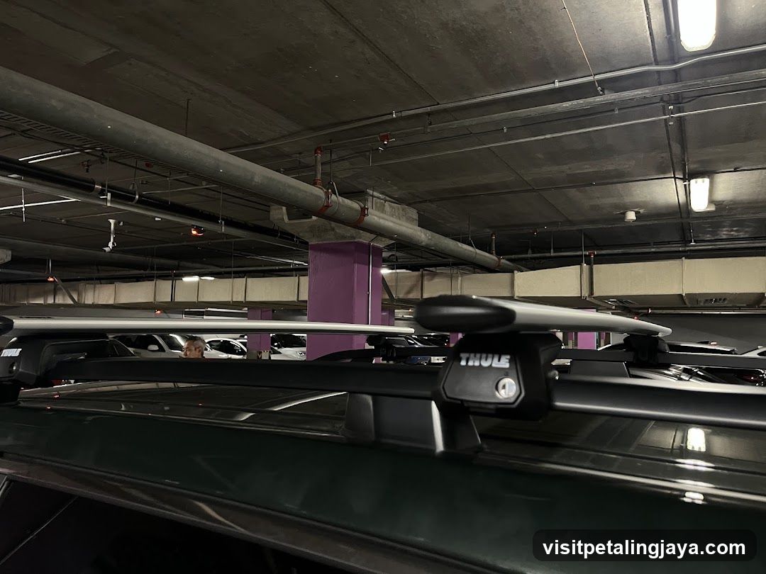 Roof Rack in Parking Garage