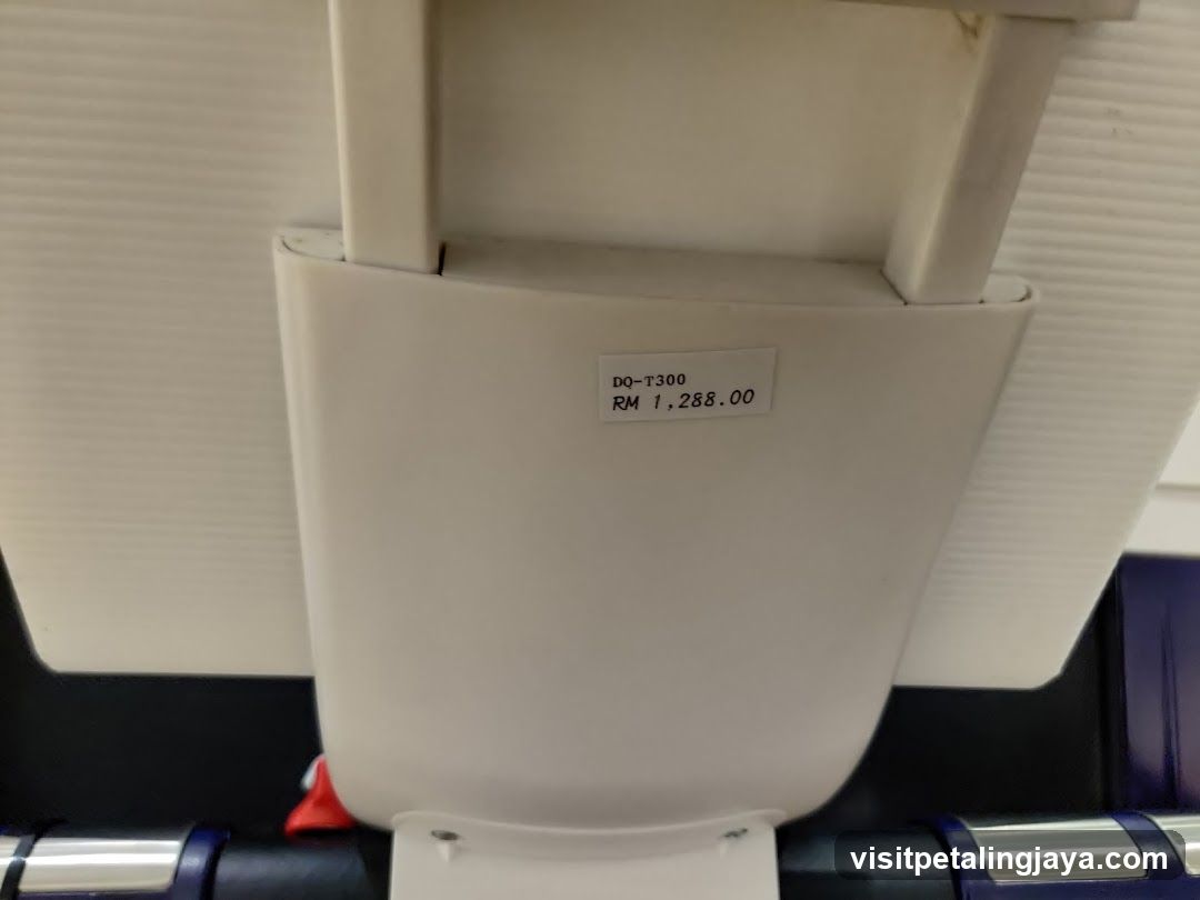 Seat Back Label