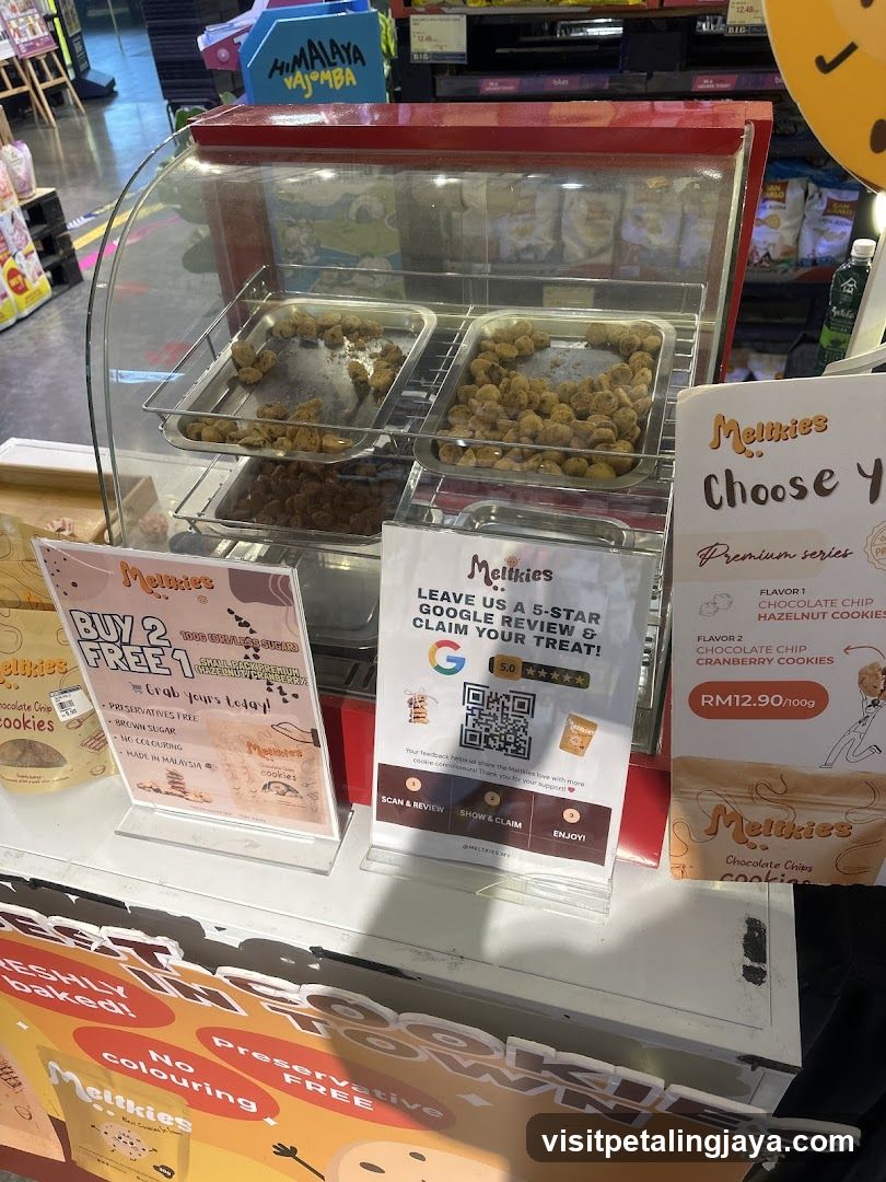 Melkies Cookie Display