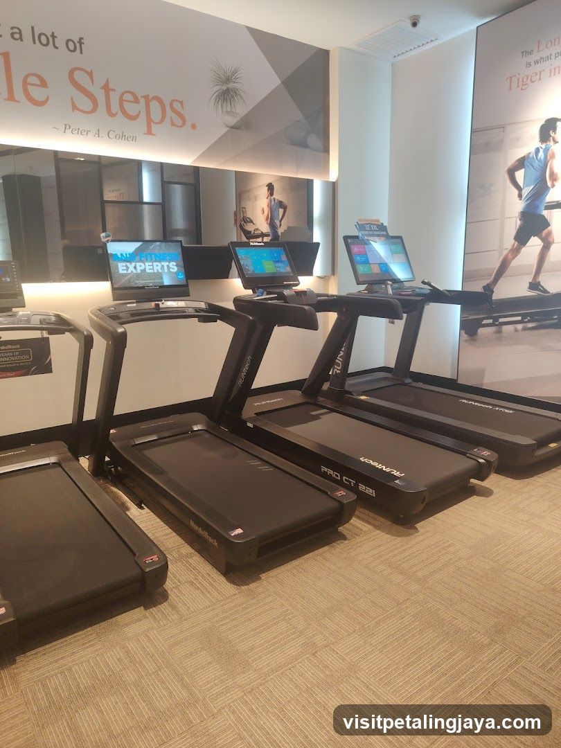Treadmill Display Area
