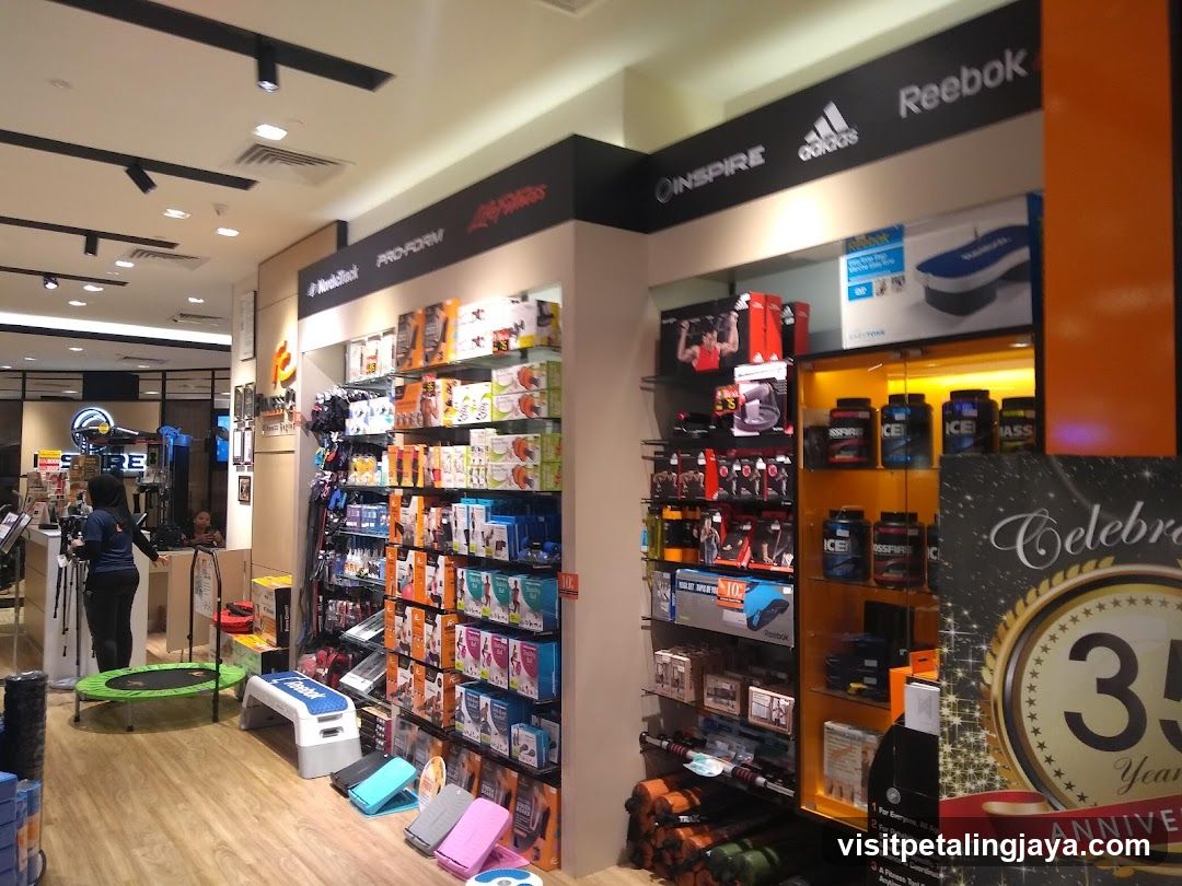 Fitness Store Interior Display