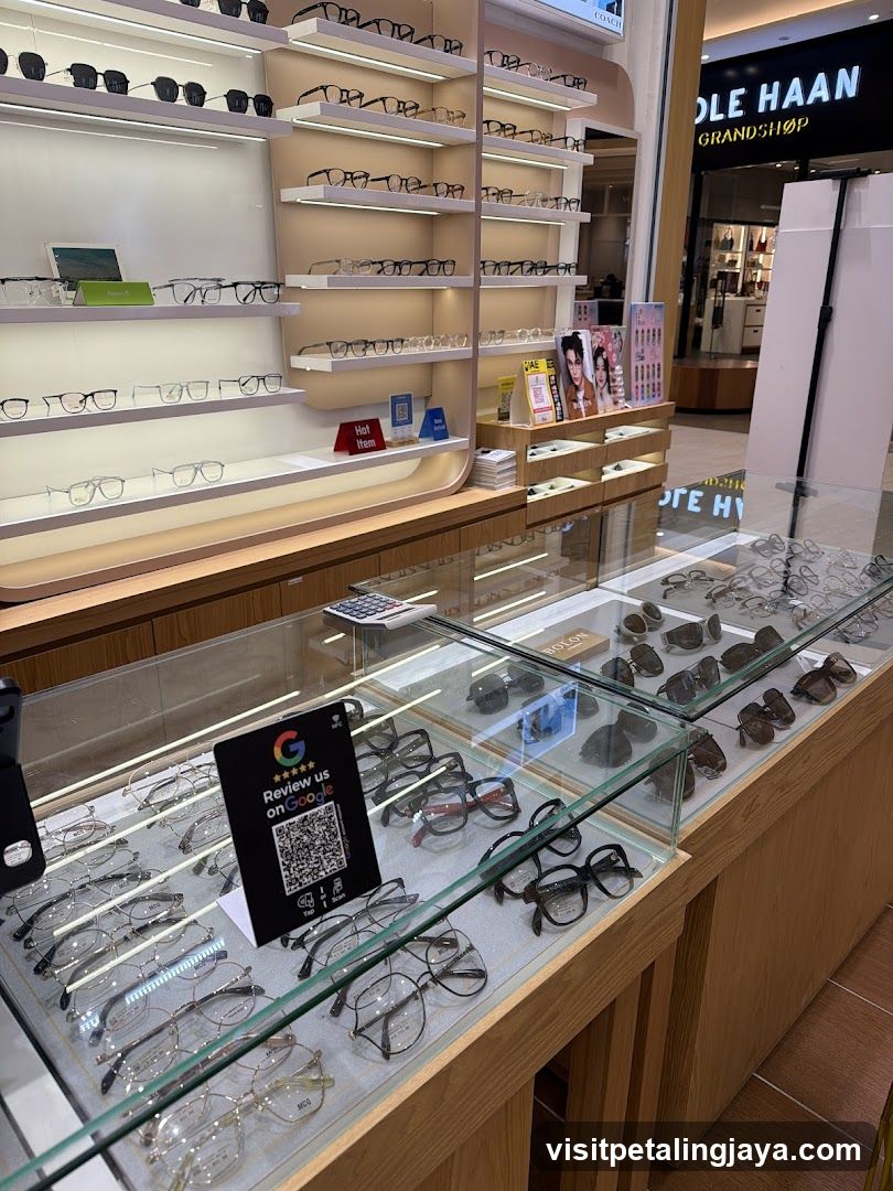 Optical Store Interior Display